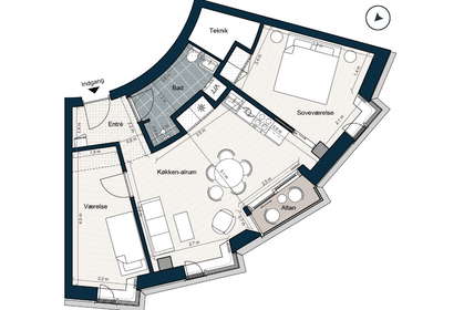 Visual presentation of the listing