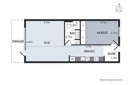 Visual presentation of the listing