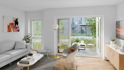 Charming 2-room apartment with outdoor area in Hedehusene - Kirkegade, Hedensted - 2