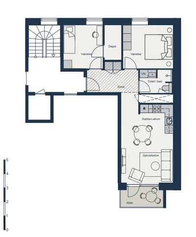 Bright and modern 3-room apartment in Hillerød - Slangerupgade, Hillerød - 4
