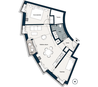 Visual presentation of the listing