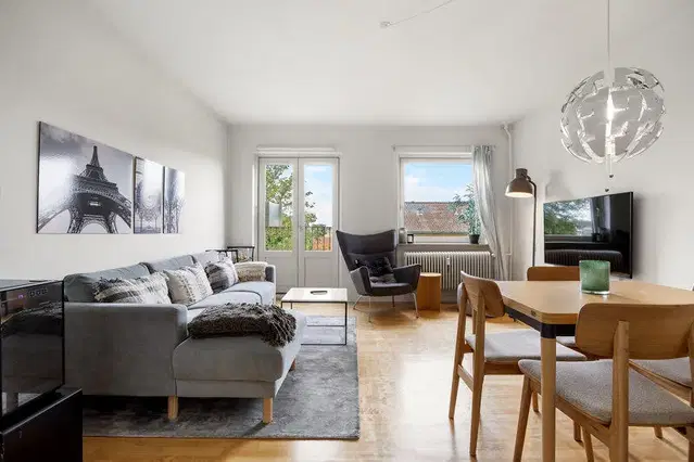 apartment Bright 2-Room Apartment with Balcony in Gentofte