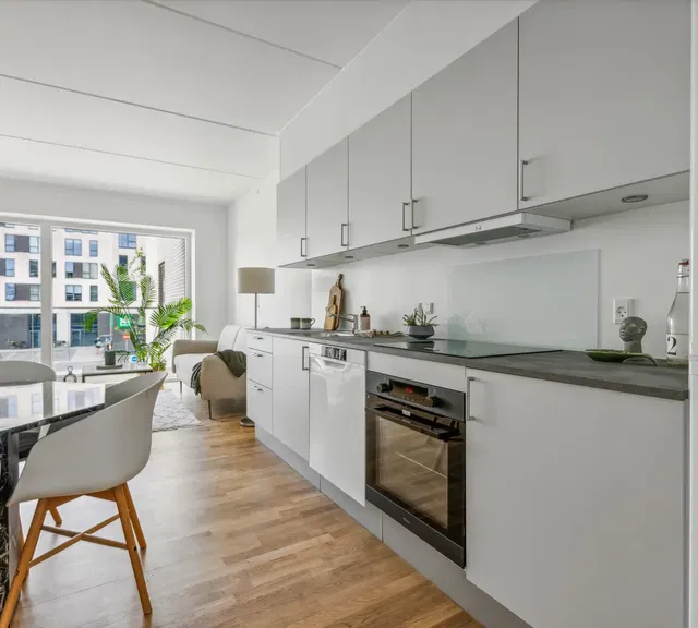 apartment Bright 3-room apartment with balcony and roof terrace