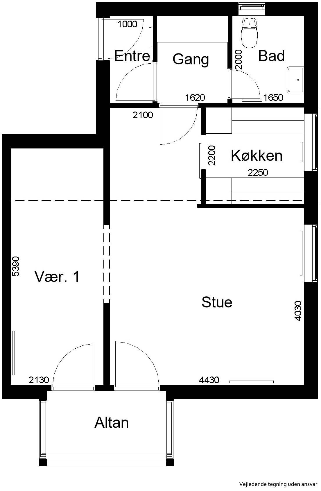 Visual presentation of the listing