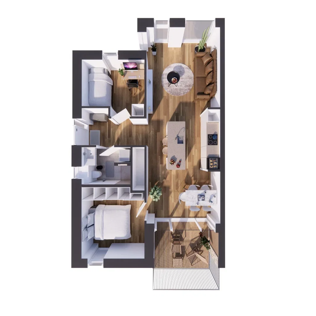 Visual presentation of the listing