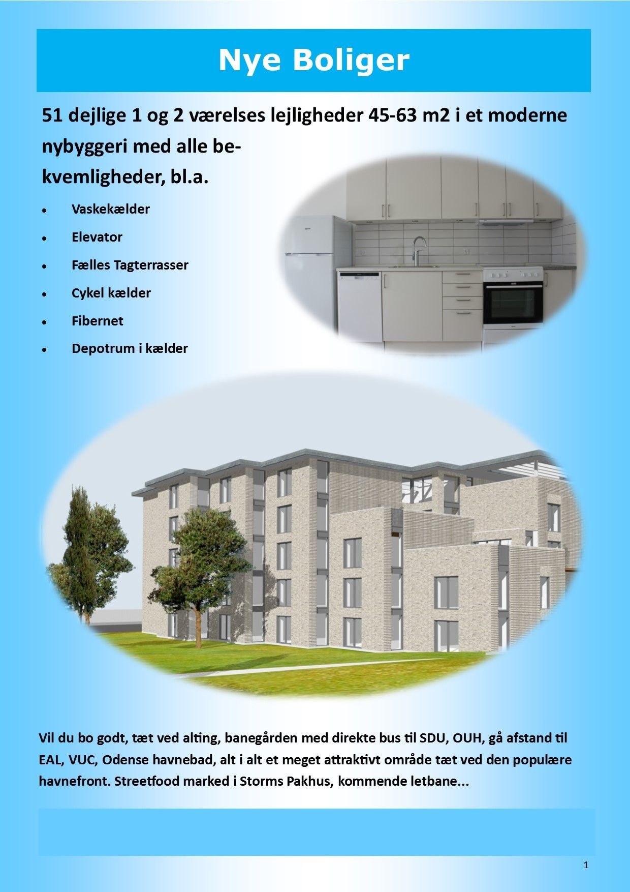 Visual presentation of the listing