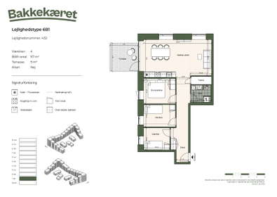 Visual presentation of the listing