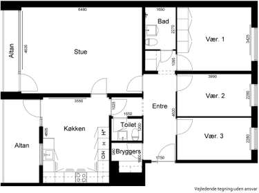 Visual presentation of the listing