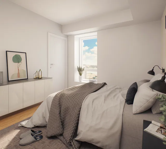 apartment Lys bolig med to værelser nær Limfjorden