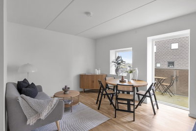 Bright two-room apartment on the 5th floor with a view - Lokesvej, Åbyhøj - 1