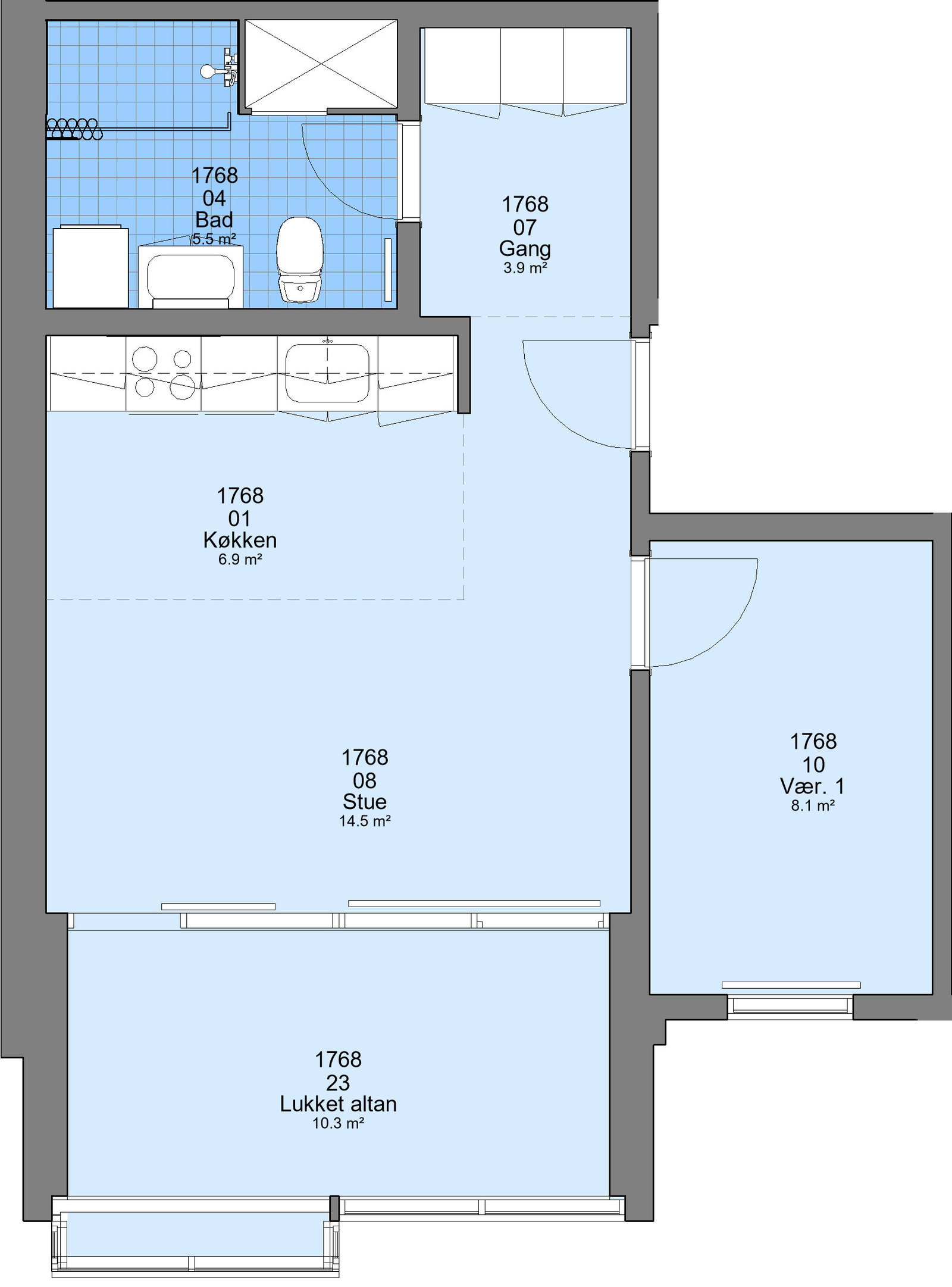 Visual presentation of the listing