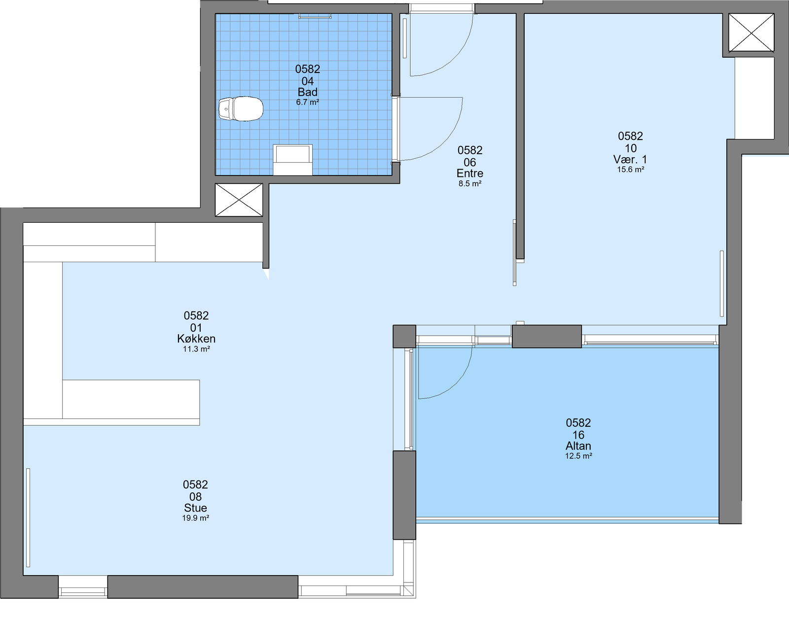 Visual presentation of the listing