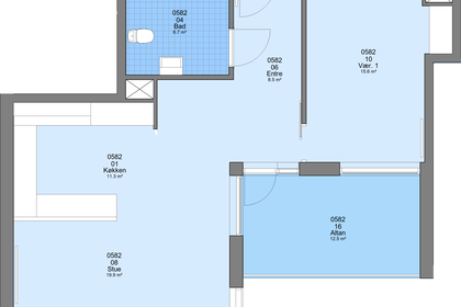 Visual presentation of the listing