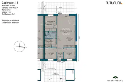 Visual presentation of the listing