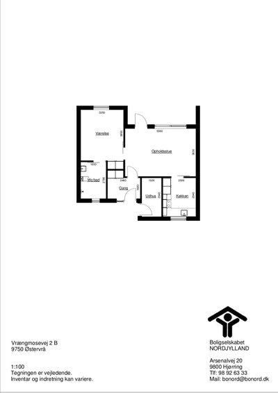Lækkert rækkehus/hus med 2 vær i Østervrå - Vrængmosevej, Østervrå - 2