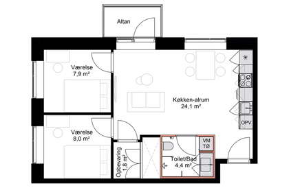 Visual presentation of the listing