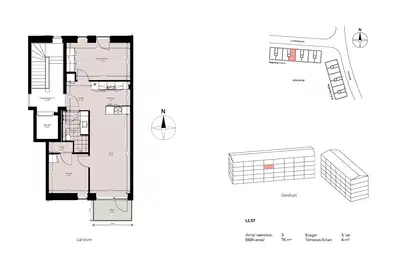 Visual presentation of the listing