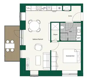 Visual presentation of the listing