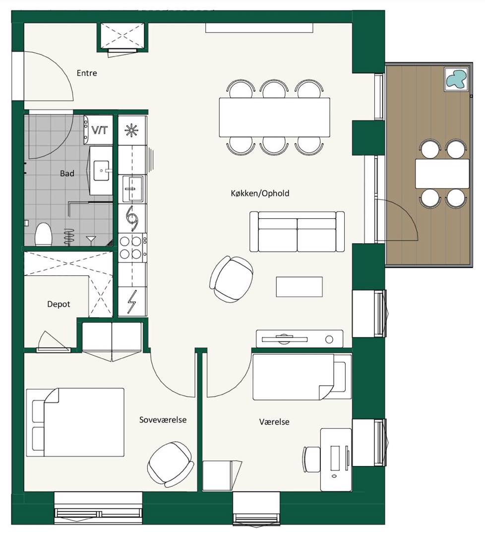 Visual presentation of the listing