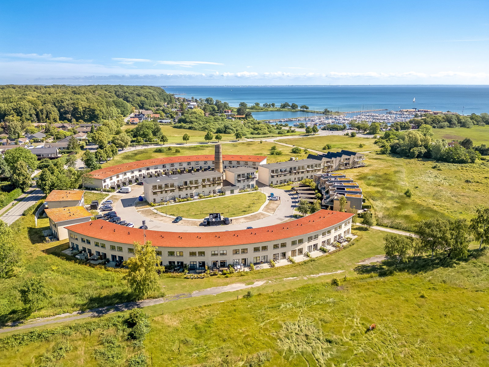 apartment Rækkehus med havudsigt og balkon i Nivå