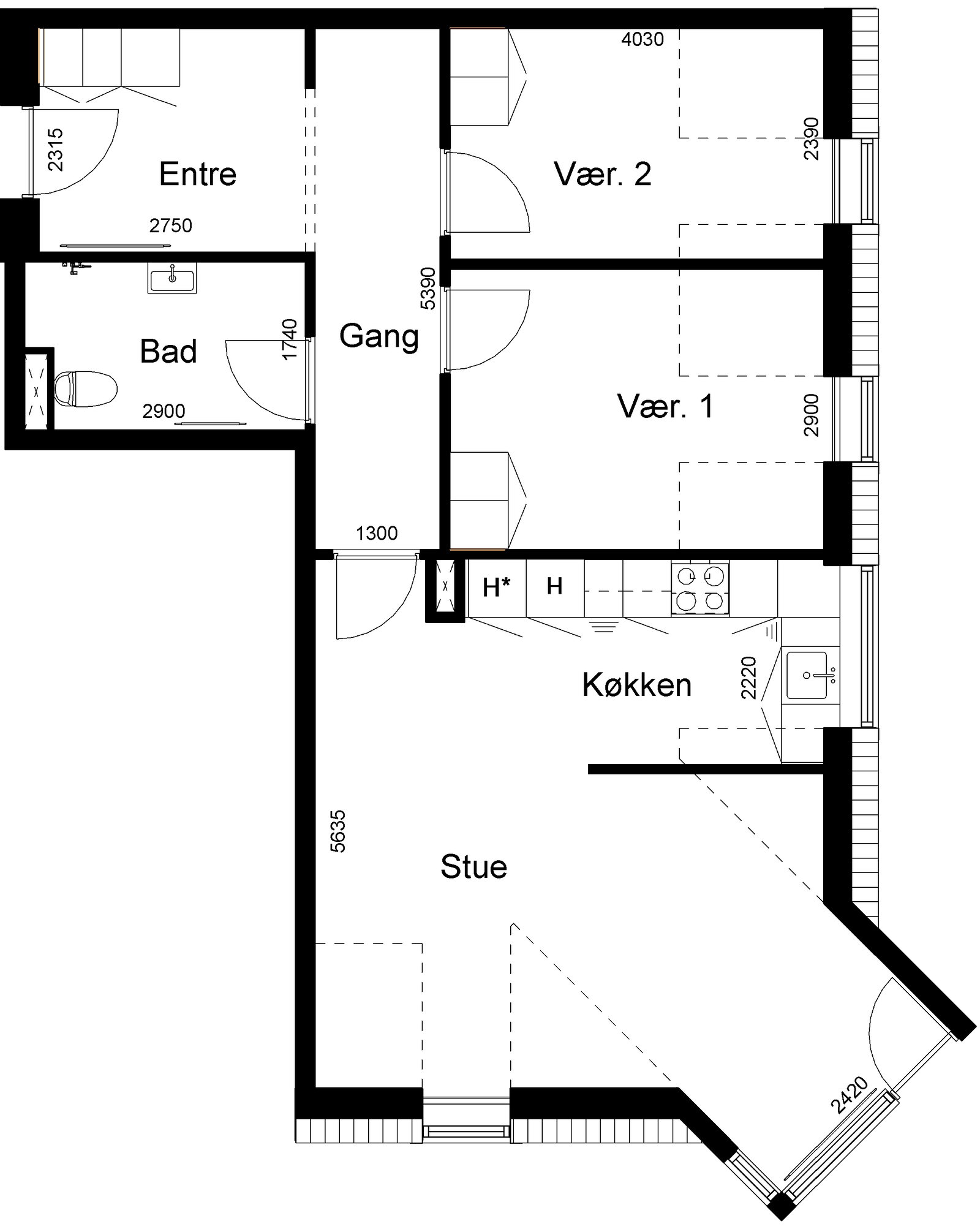 Visual presentation of the listing