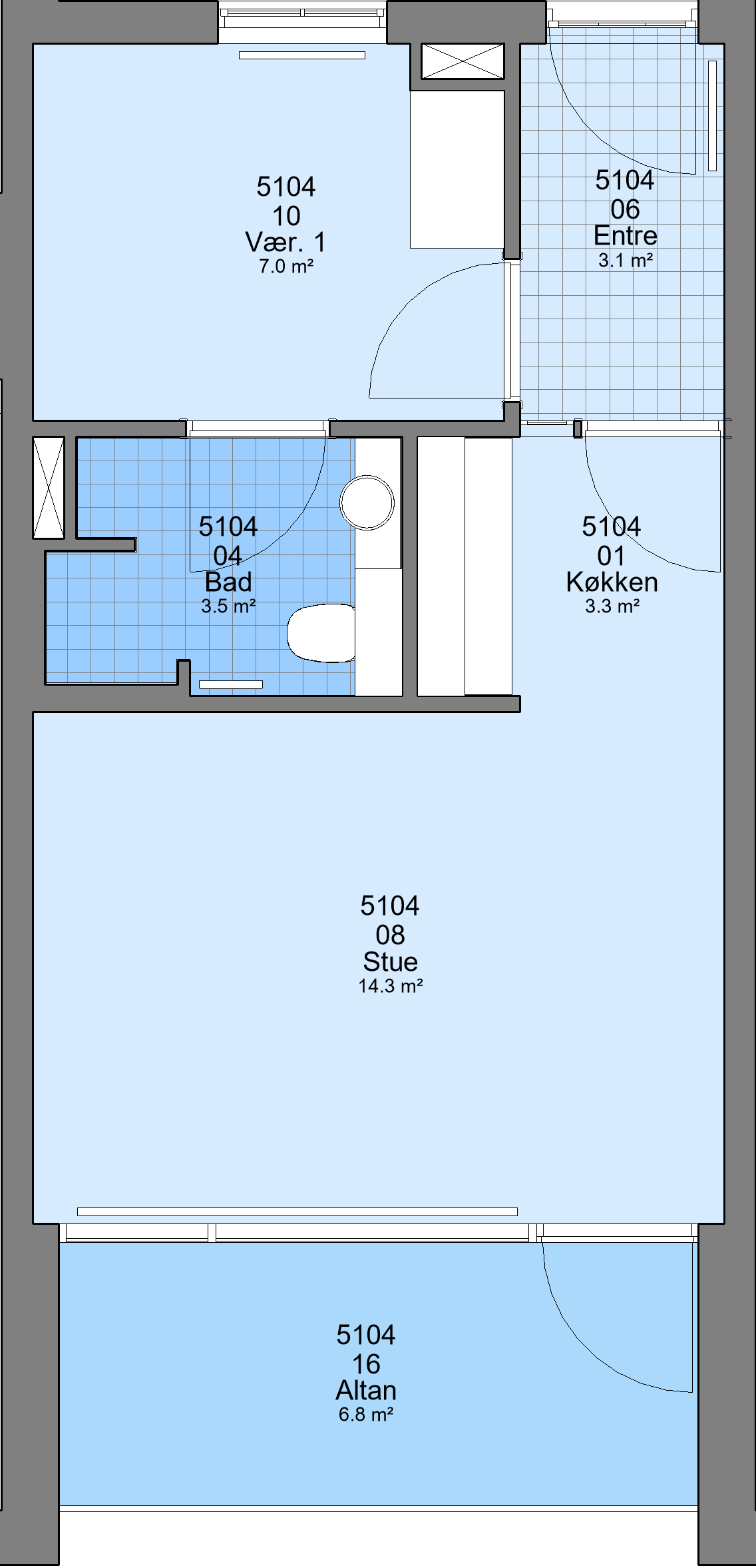 Visual presentation of the listing