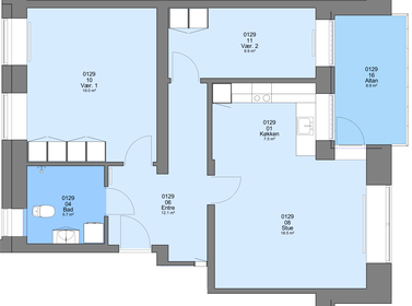 Visual presentation of the listing