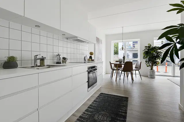 apartment Lys og veludnyttet 2-værelses med altan