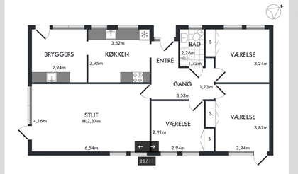 Visual presentation of the listing
