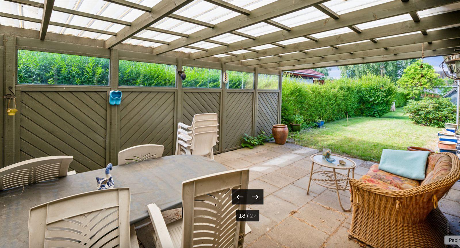 Visual presentation of the listing