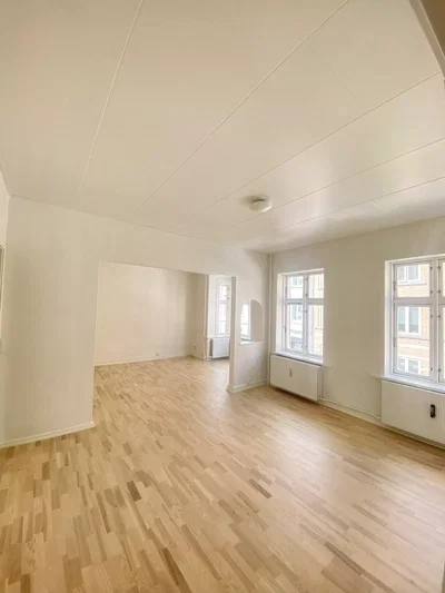 Bright two-room apartment of 71 m2 in a classic building with a modern kitchen and a green courtyard - Dalgasgade, Aalborg - 2
