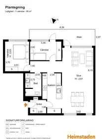 Visual presentation of the listing