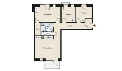Visual presentation of the listing