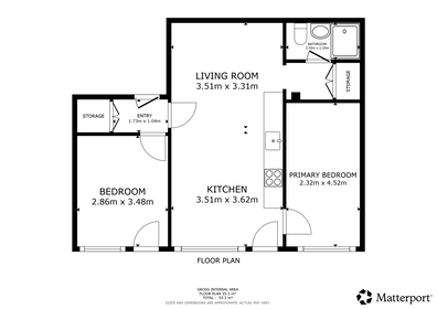 Visual presentation of the listing