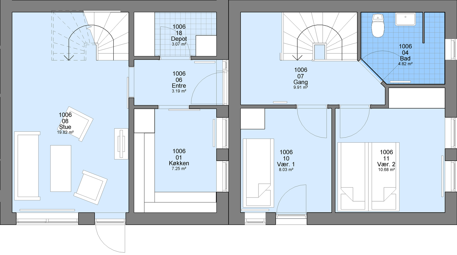 Visual presentation of the listing