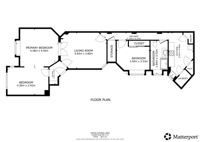 Visual presentation of the listing