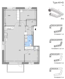 Visual presentation of the listing