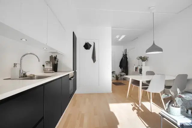 apartment Lys 2-værelses i Ceresbyen tæt ved åen