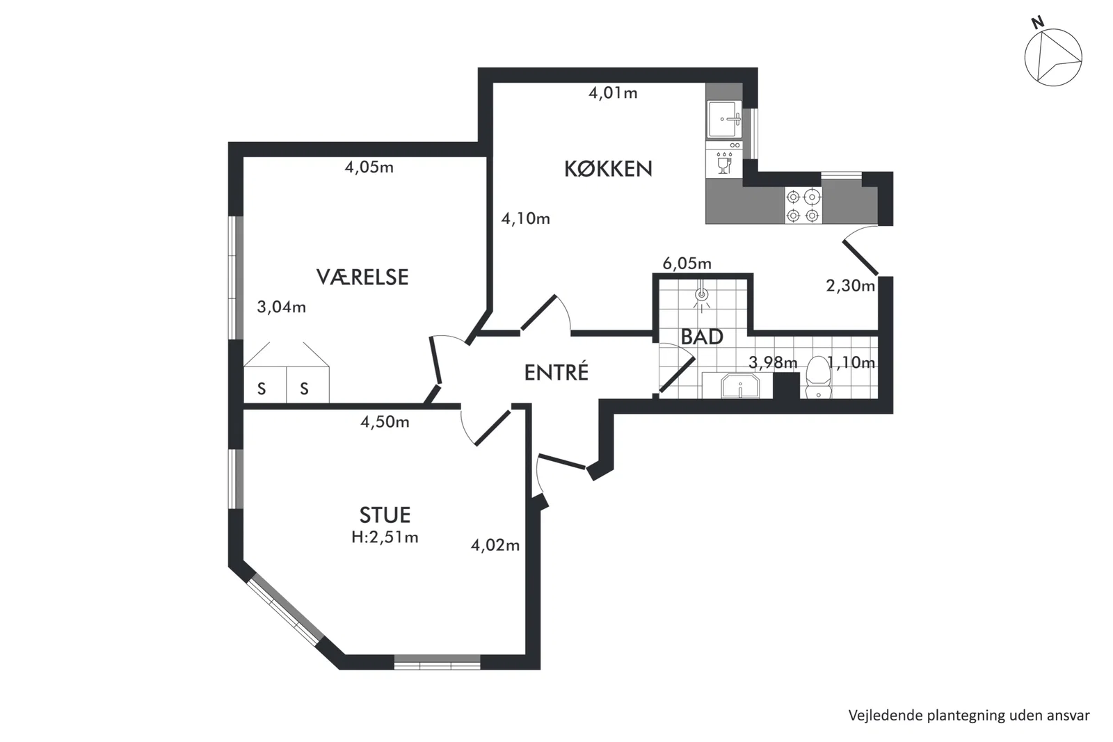 Visual presentation of the listing
