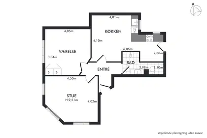 Visual presentation of the listing