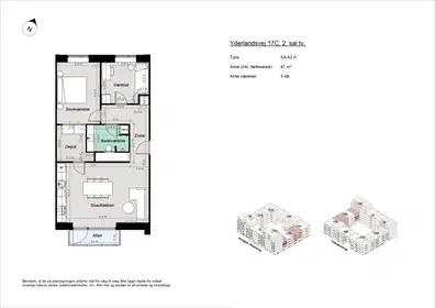 Visual presentation of the listing