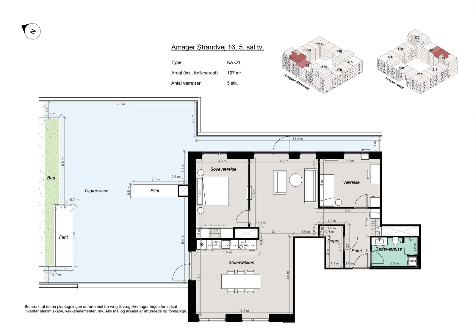apartment New-build housing near Amager Strand