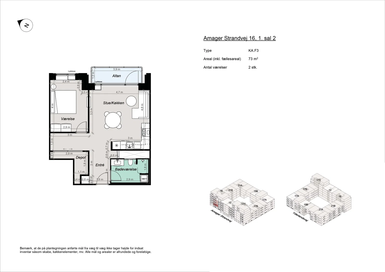 apartment New-build Apartments by Amager Strandpark