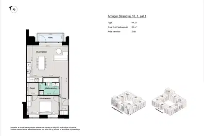 Visual presentation of the listing