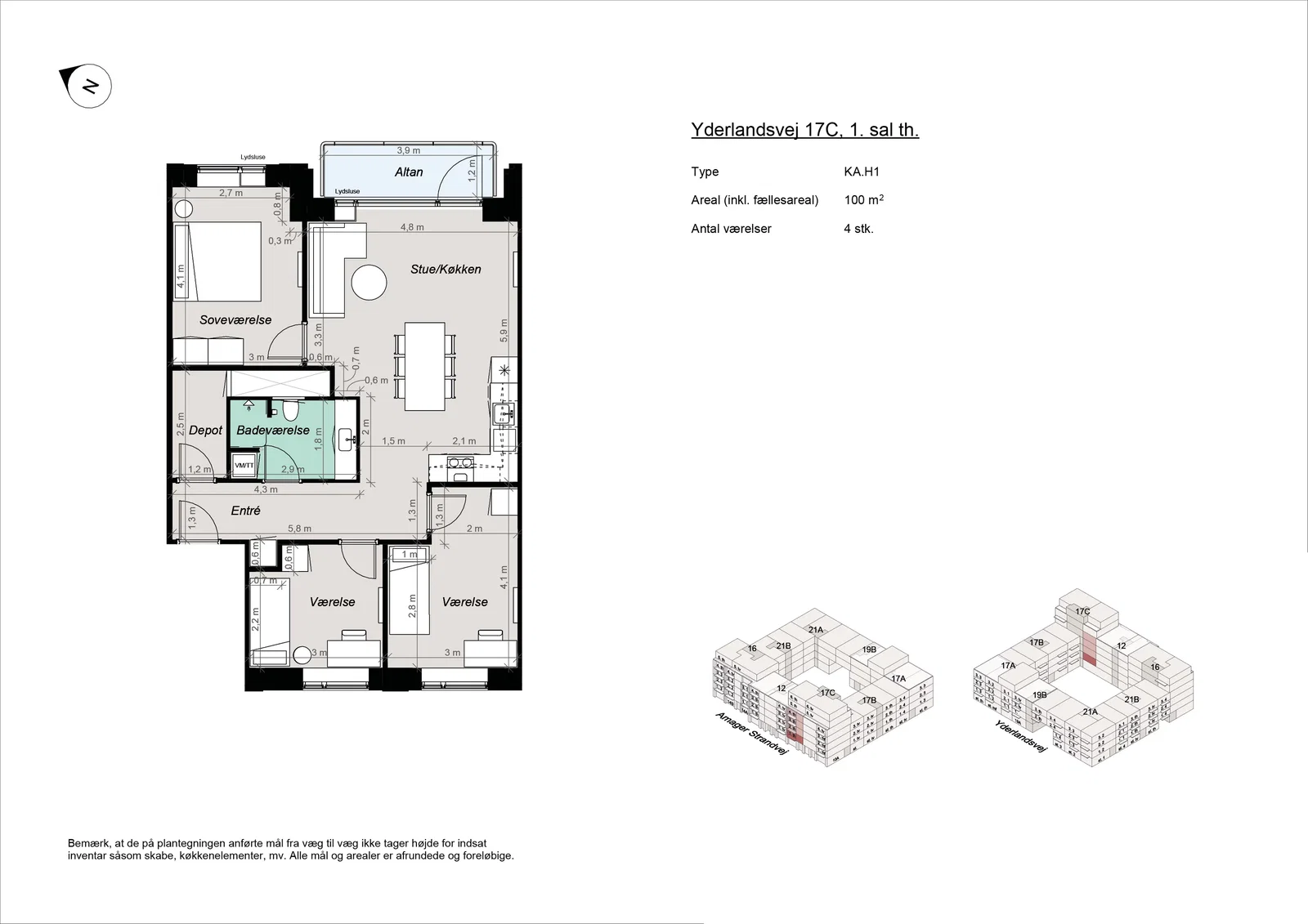 apartment Nybygget bolig ved Amager Strandpark