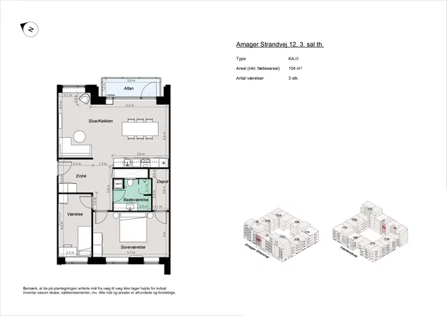 apartment New-build housing near Amager Strand