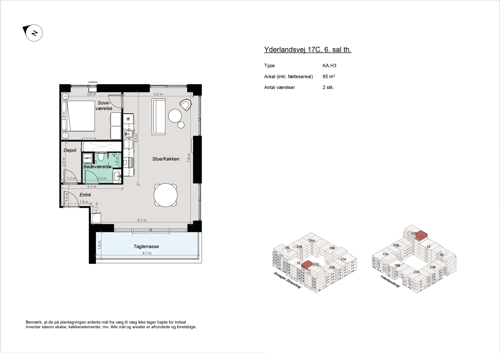 apartment Nybygget lejligheder ved Amager Strandpark