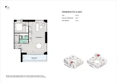 Visual presentation of the listing