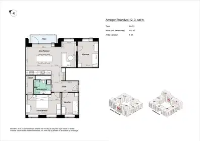 Visual presentation of the listing