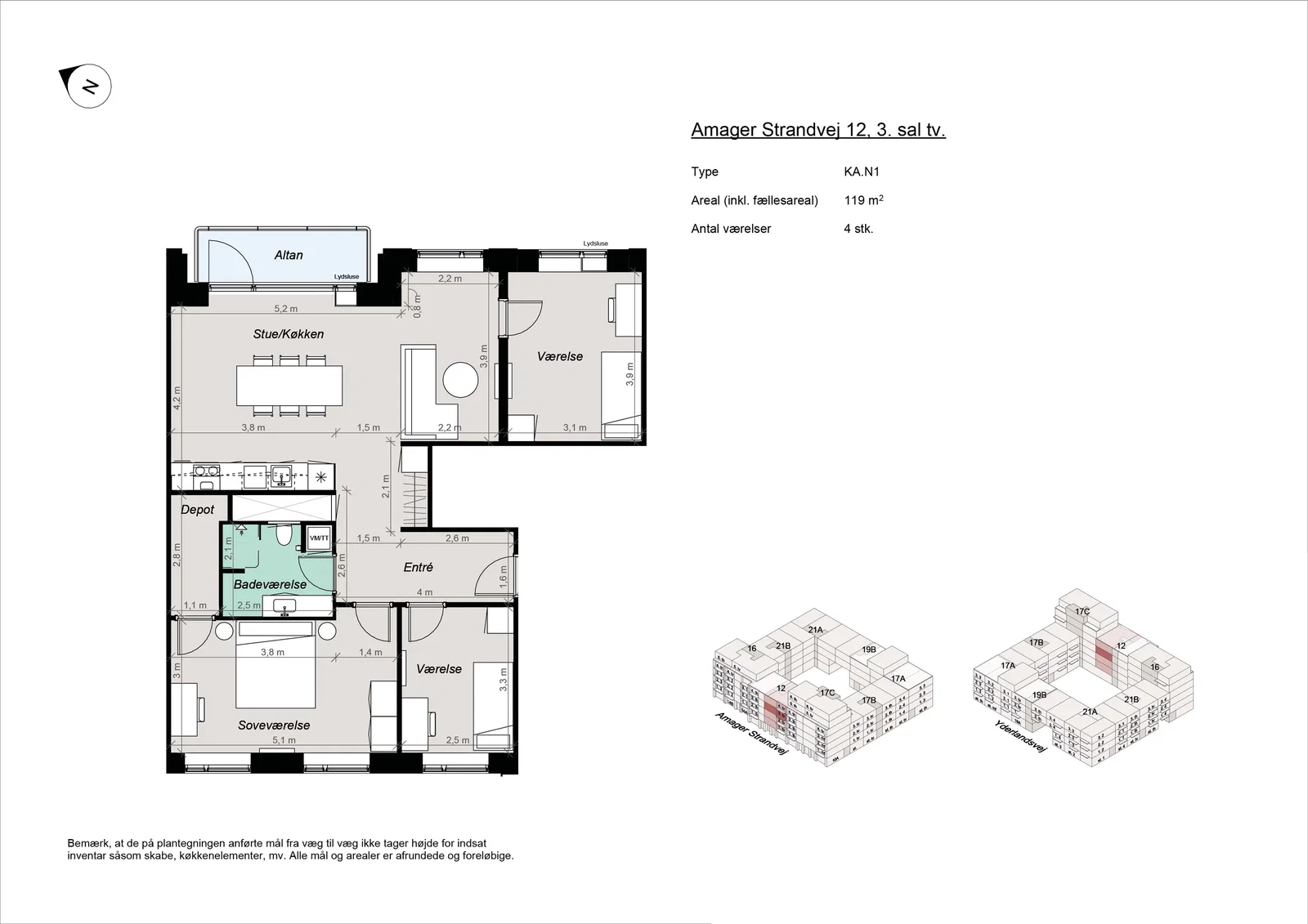 apartment Nybygget bolig ved Amager Strandpark